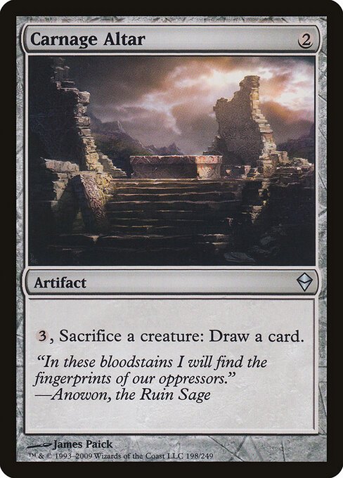 Carnage Altar card from ZEN #198