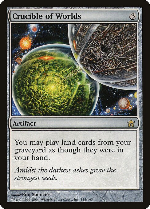 Crucible of Worlds card from 5DN #114
