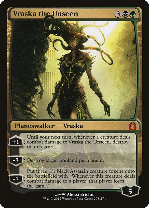 Vraska the Unseen card from RTR #208