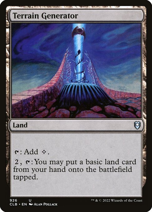 Terrain Generator card from CLB #926