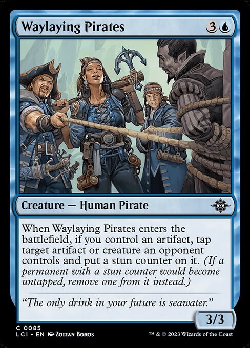 Waylaying Pirates card from LCI #85