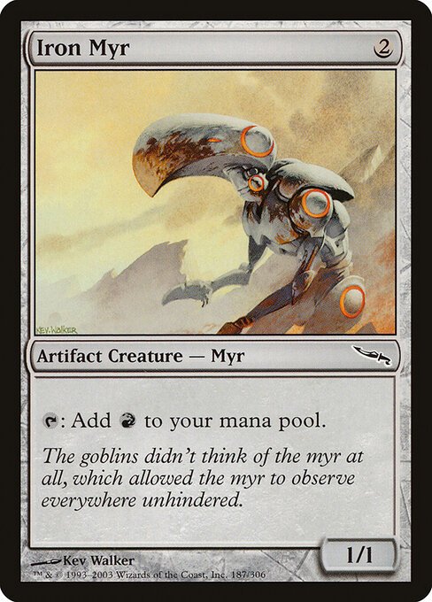 Iron Myr card from MRD #187