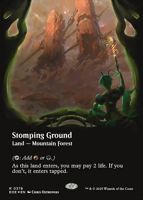 Stomping Ground card from EOE #378