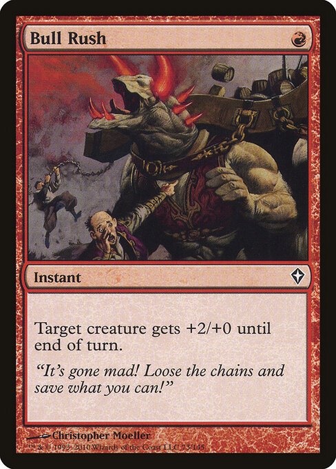 Bull Rush card from WWK #73