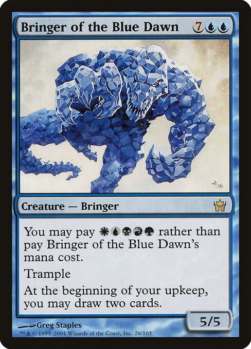 Bringer of the Blue Dawn card from 5DN #26