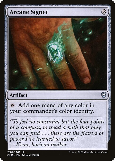 Arcane Signet card from CLB #298