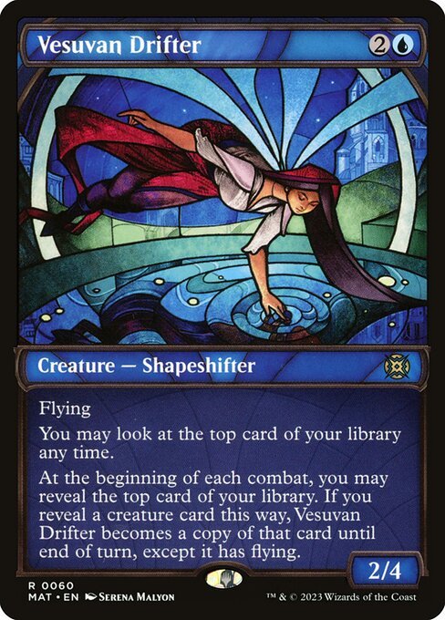Vesuvan Drifter card from MAT #60