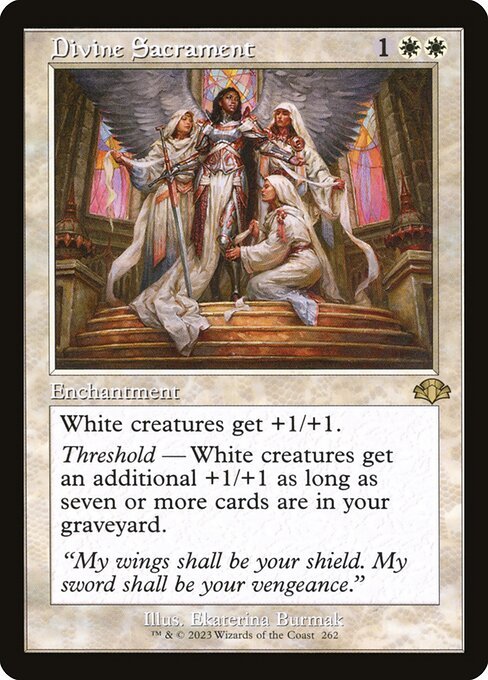 Divine Sacrament card from DMR #262