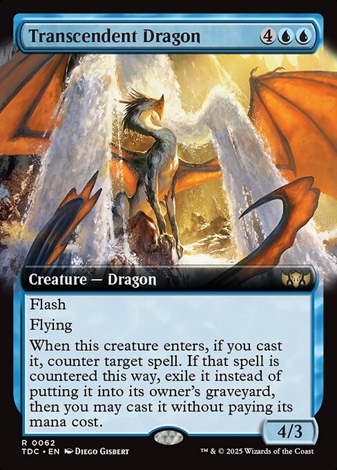 Transcendent Dragon card from TDC #62