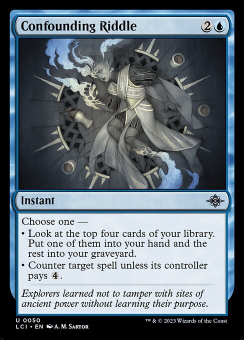 Confounding Riddle card from LCI #50