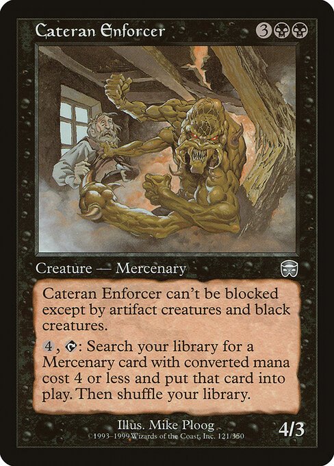 Cateran Enforcer card from MMQ #121