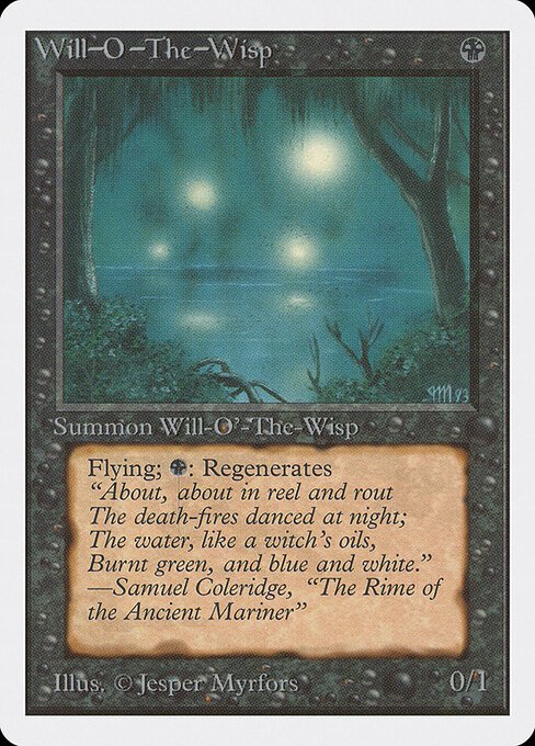 Will-o'-the-Wisp card from 2ED #product-9268