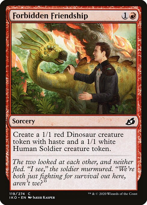 Forbidden Friendship card from IKO #119