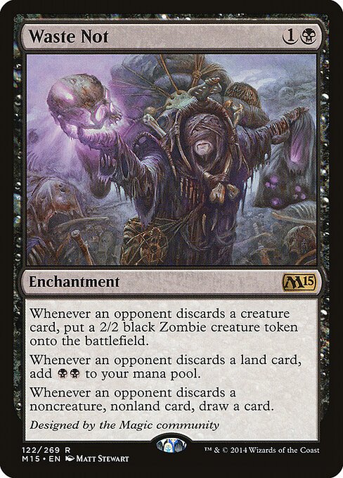 Waste Not card from M15 #122