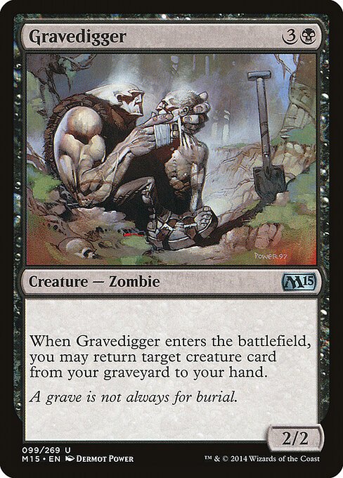 Gravedigger card from M15 #99