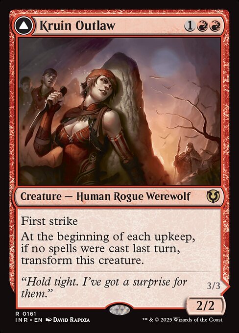 Kruin Outlaw card from INR #161