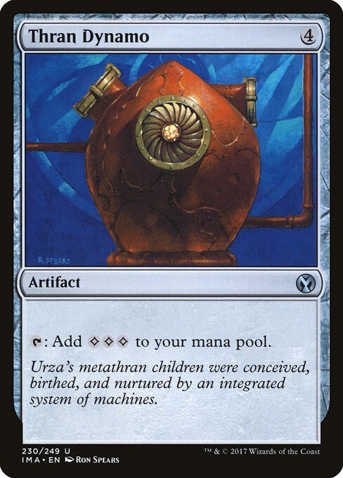 Thran Dynamo card from IMA #230