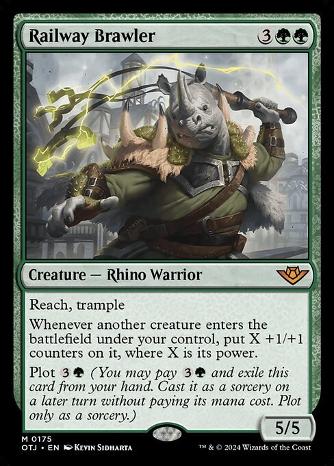 Railway Brawler card from OTJ #175
