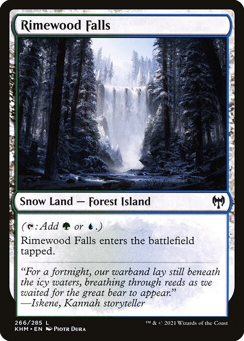 Rimewood Falls card from KHM #266