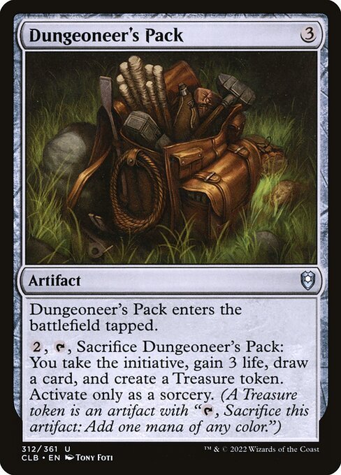 Dungeoneer's Pack card from CLB #312