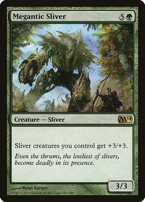 Megantic Sliver card from M14 #185