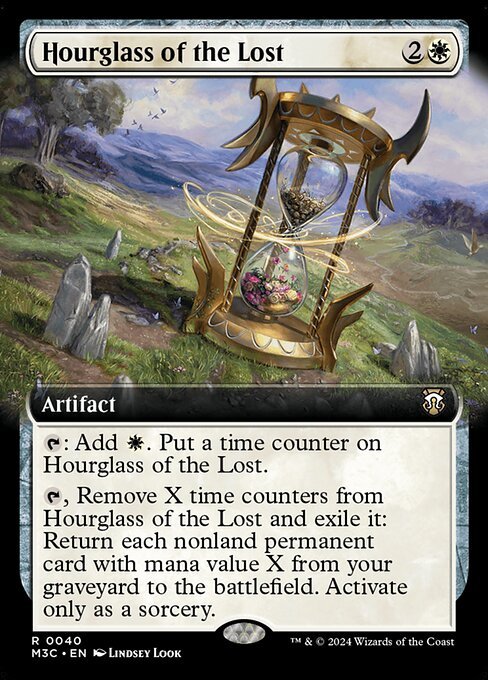 Hourglass of the Lost card from M3C #40