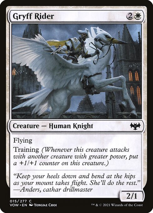 Gryff Rider card from VOW #15