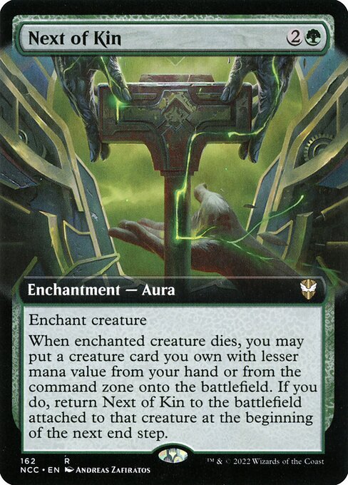 Next of Kin card from NCC #162