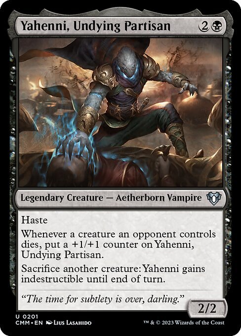 Yahenni, Undying Partisan card from CMM #201