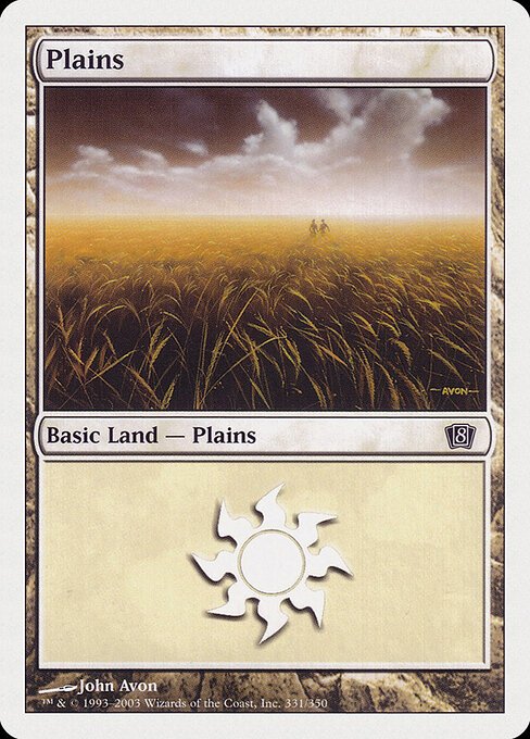 Plains (331) card from 8ED #331