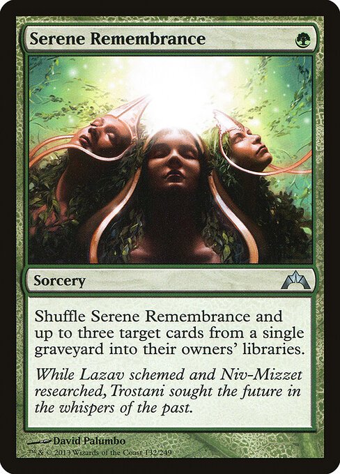 Serene Remembrance card from GTC #132
