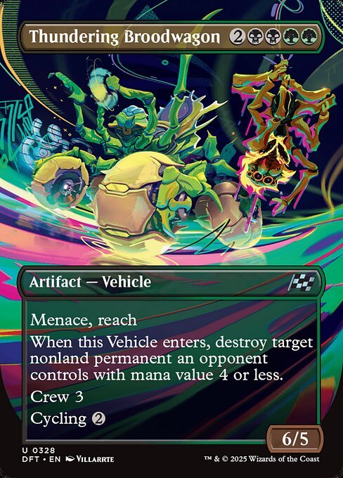 Thundering Broodwagon card from DFT #328
