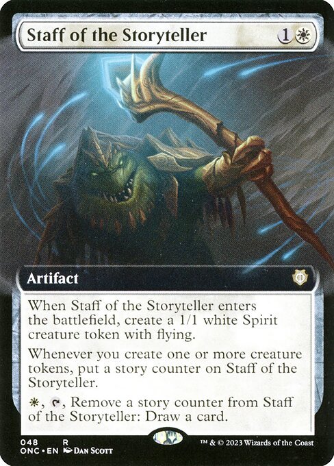 Staff of the Storyteller card from ONC #48
