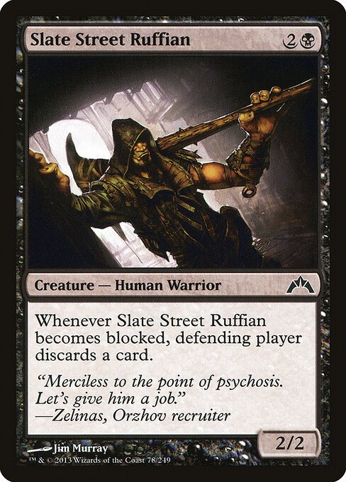 Slate Street Ruffian card from GTC #78