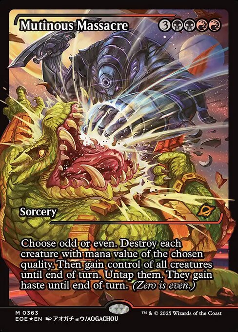 Mutinous Massacre card from EOE #363