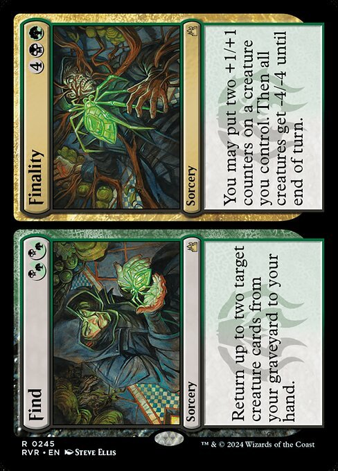 Find // Finality card from RVR #245