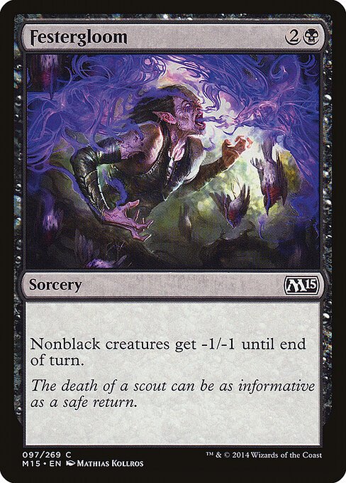 Festergloom card from M15 #97