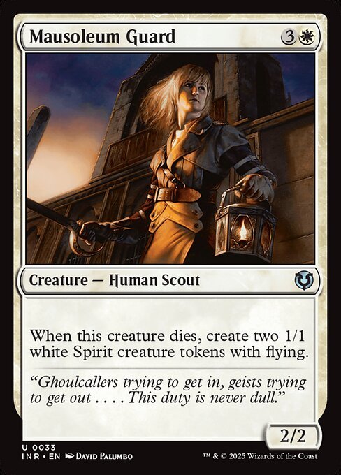 Mausoleum Guard card from INR #33
