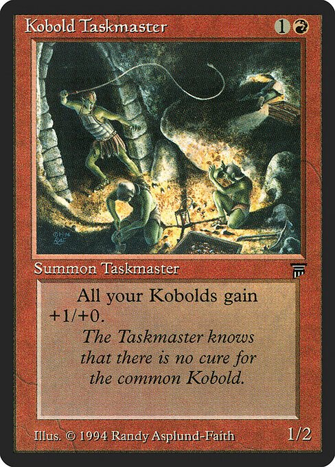Kobold Taskmaster card from LEG #product-3934