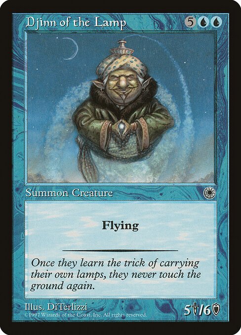 Djinn of the Lamp card from POR #product-654