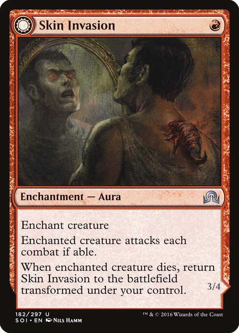 Skin Invasion card from SOI #182