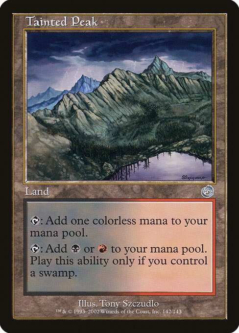 Tainted Peak card from TOR #142