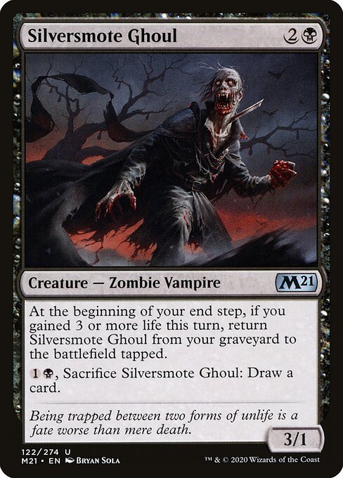 Silversmote Ghoul card from M21 #122