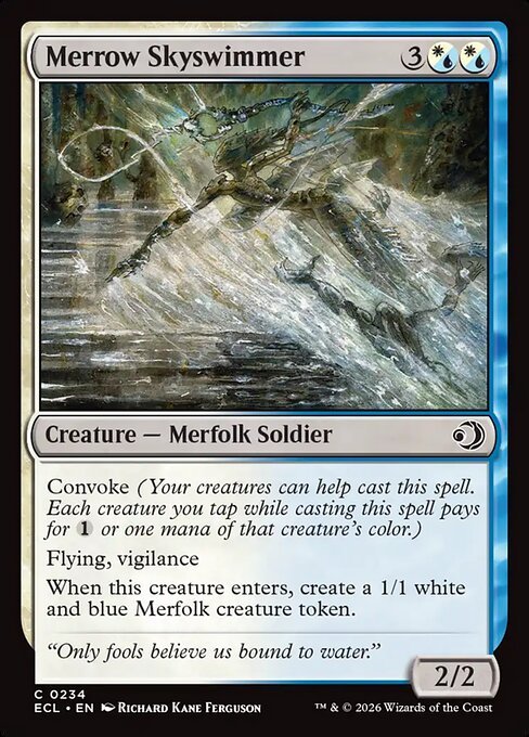 Merrow Skyswimmer card from ECL #234