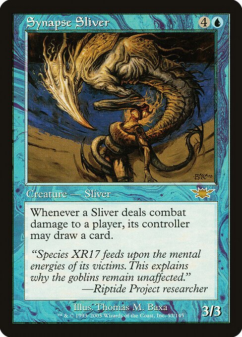 Synapse Sliver card from LGN #53