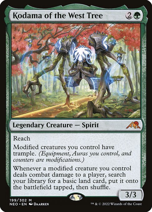 Kodama of the West Tree card from NEO #199