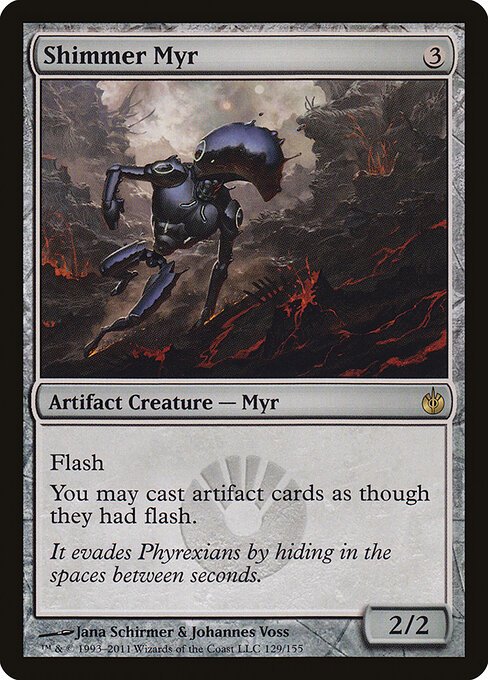 Shimmer Myr card from MBS #129