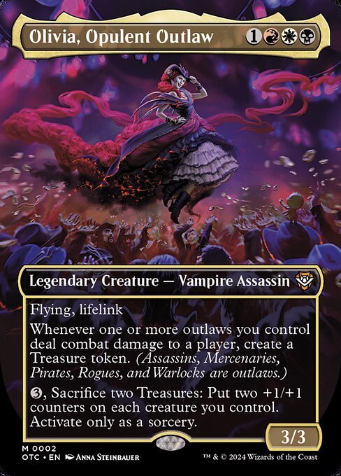 Olivia, Opulent Outlaw card from OTC #2