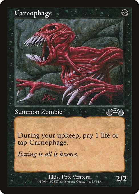 Carnophage card from EXO #53