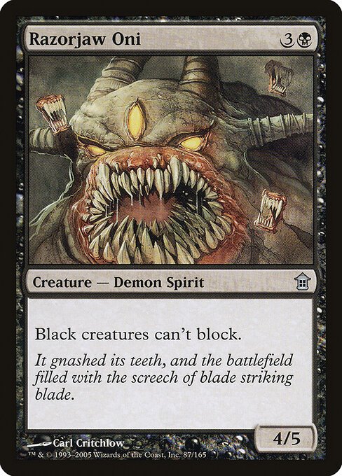 Razorjaw Oni card from SOK #87